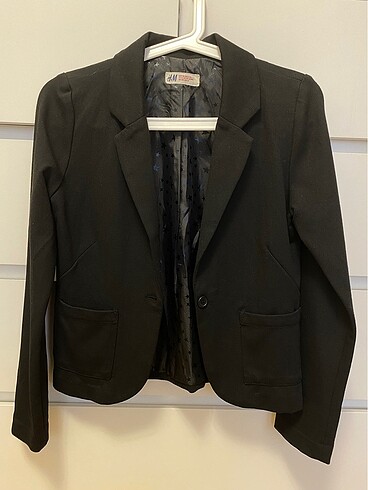 H&M Kız Çocuk Siyah Ceket
