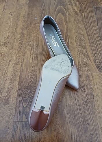 38 Beden ten rengi Renk Pudra parlak stiletto