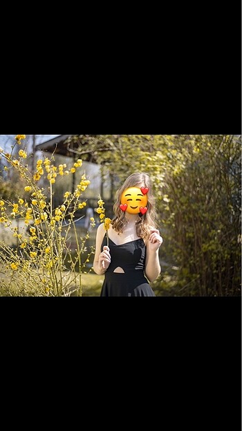 Siyah kısa abiye elbise - Görsel 6