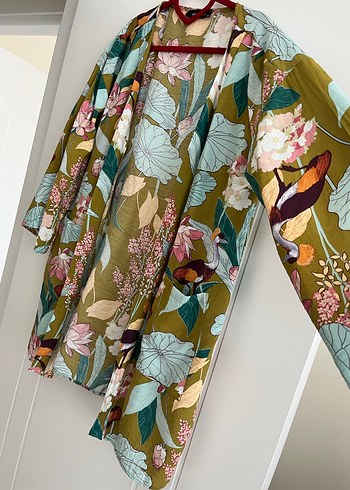 38 Beden yeşil Renk Kimono