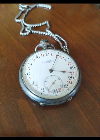 Longines Vintage Erkek Cep Saati Zincirli - Görsel 6