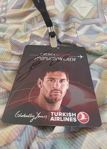 Lionel Messi İmzalı Kart - Görsel 2