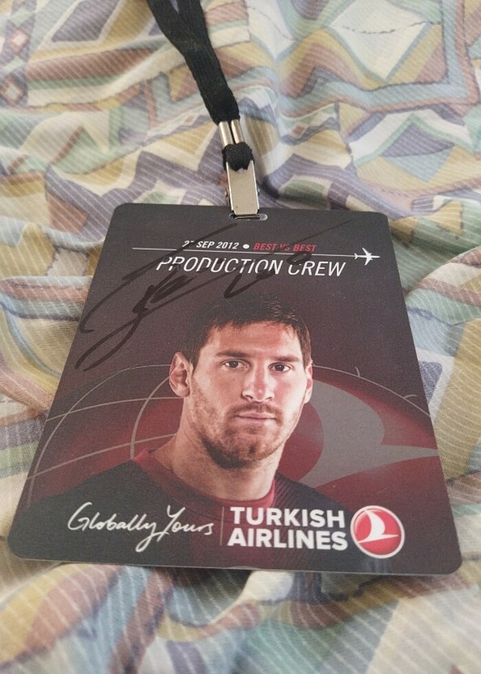 Lionel Messi İmzalı Kart  - Görsel 2