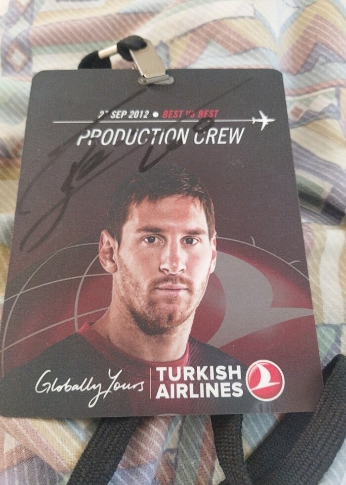 Lionel Messi İmzalı Kart  - Görsel 3