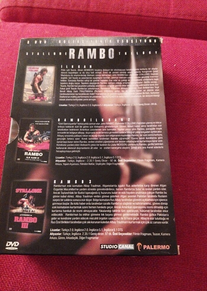 Rambo Üçlemesi Trilogy - Görsel 3