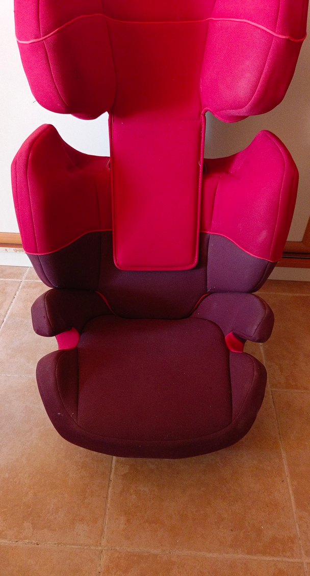 Koyu Kırmızı Çocuk Oto Koltuğu - Görsel 2