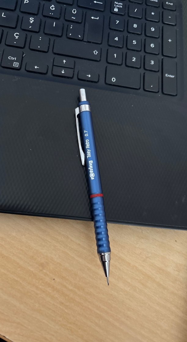 Mavi Parlak Mekanik Kurşun Kalem(Rotring) - Görsel 2