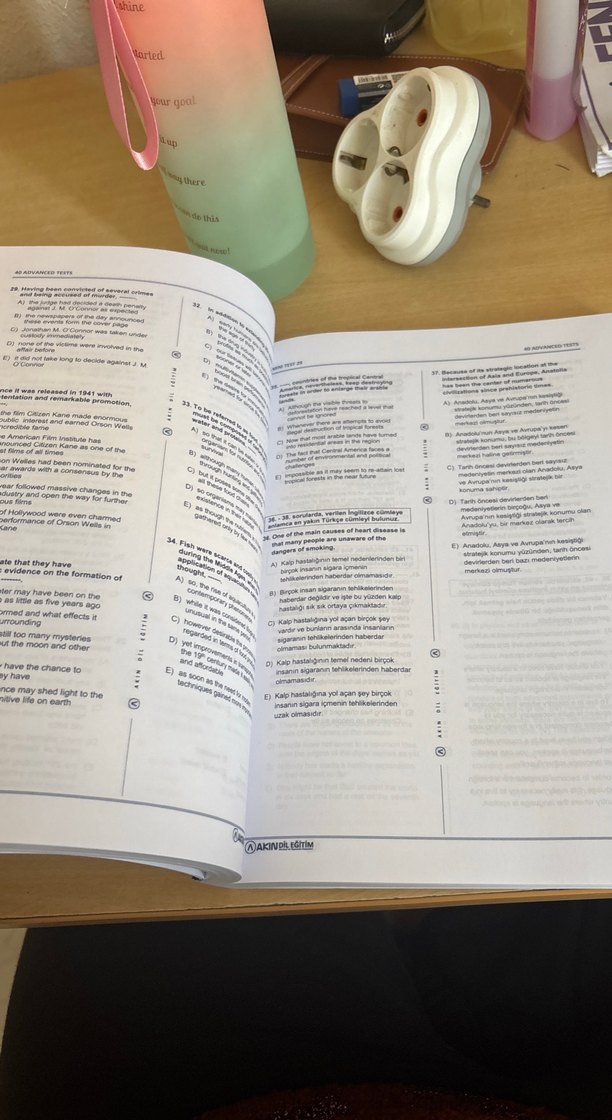 YDS & YÖKDİL 40 İleri Düzey Deneme Testi(Sıfır) - Görsel 3