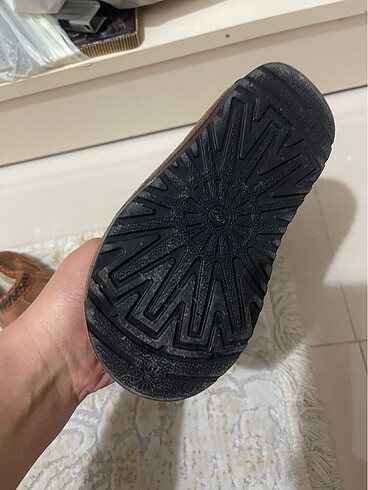 27 Beden kahverengi Renk Ugg cocuk terlik