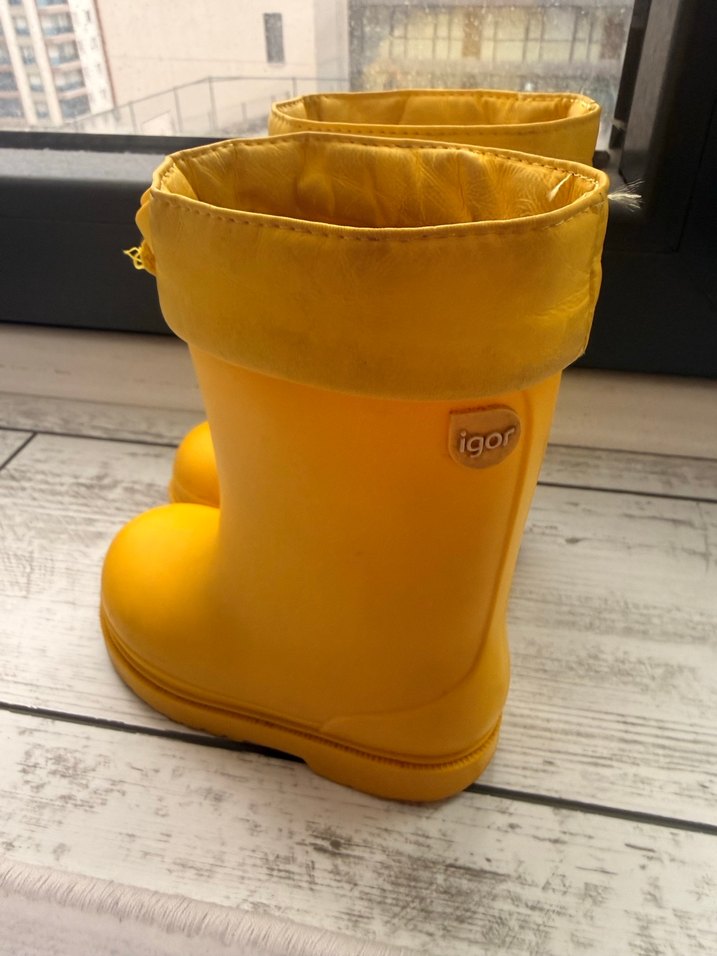 Sarı unisex Çocuk igor çizme - Görsel 5