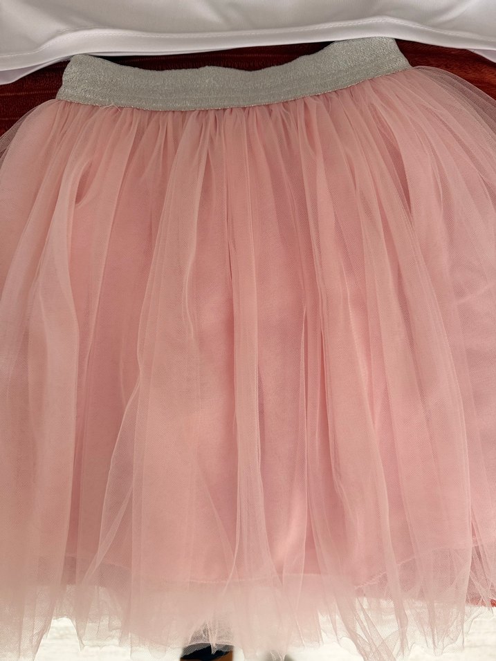 Pembe tütü etek ve barbie baskılı tsört - Görsel 4