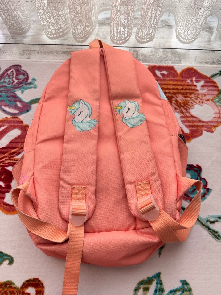 Pastel Renkli Unicorn Desenli Kaukko marka Çocuk Sırt Çantası - Görsel 5