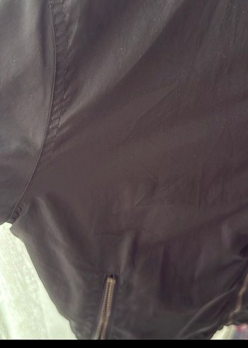 Gri Kadın Peluş Çift taraflı Midi Ceket Mont - Görsel 6