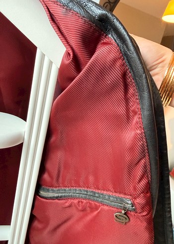 Siyah Deri Erkek Ceket - Görsel 9