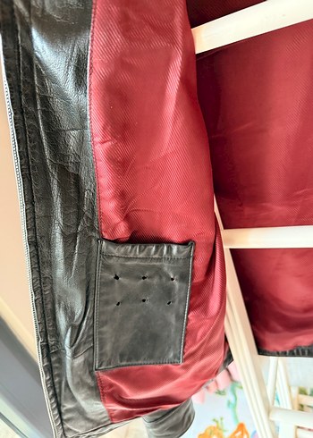 Siyah Deri Erkek Ceket - Görsel 10