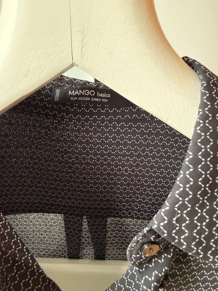 Mango Uzun Kollu Düğmeli Kadın Gömlek - Görsel 3