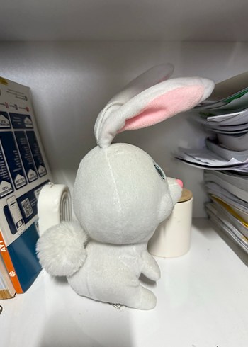 Beyaz Peluş Tavşan Oyuncak - Görsel 2