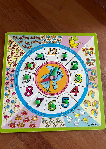 Diğer Renkli Ahşap Sayı Öğrenme Saati