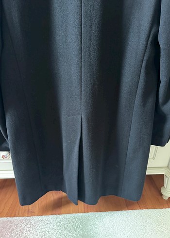 Lacivert pierre cardin yün kaşe kaban - Görsel 5