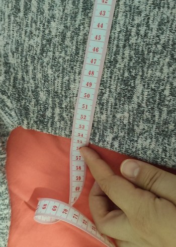 Gri Yüksek Yakalı Uzun Kollu Kadın Kazak - Görsel 6