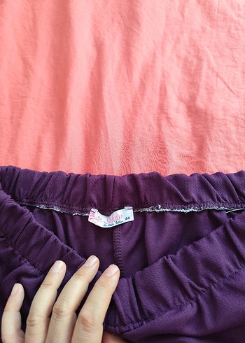 Mor Rahat Kesim Kadın Spor Pantolonu - Görsel 2