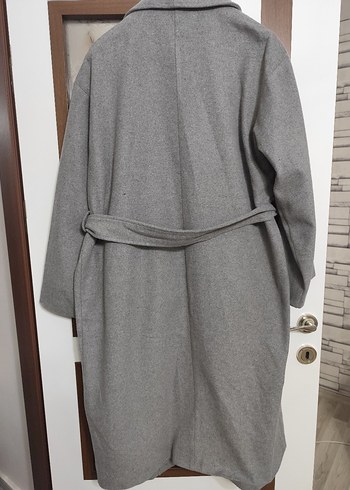 Gri Kuşaklı Uzun Kaban - Görsel 3