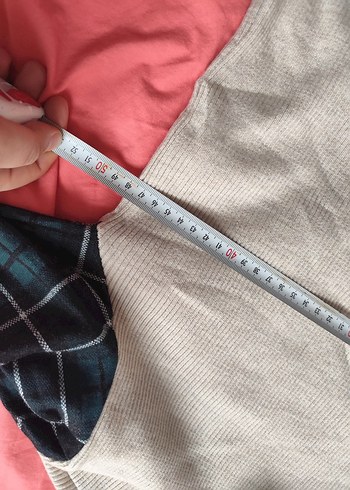 Bej Uzun Triko Elbise - Görsel 5