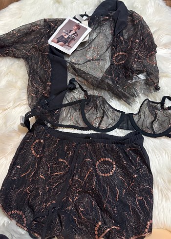 Bonjour mademe 3 lü pijama seti - Görsel 3