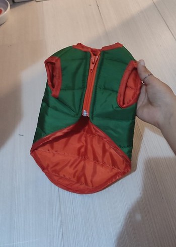 Renkli Fermuarlı Kedi Köpek Ceketi