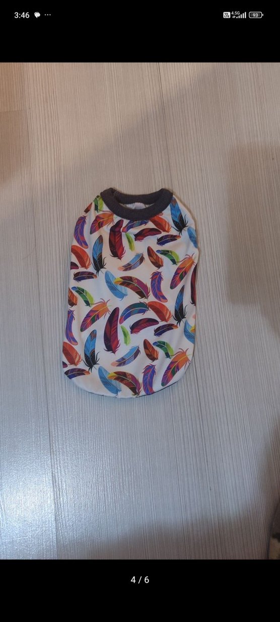 Renkli Tüy Desenli Bohem Kedi Köpek Kıyafeti - Görsel 4