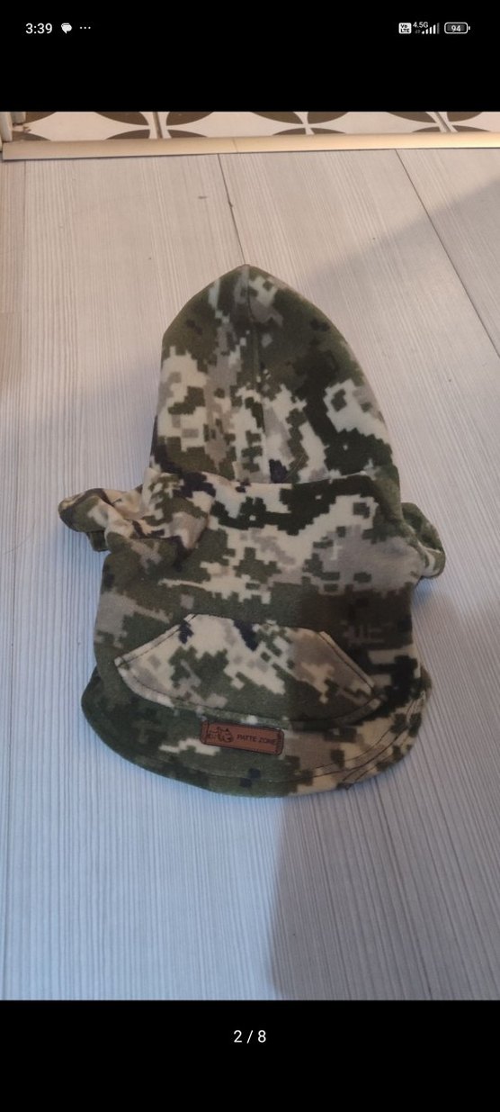 Kamuflaj Desenli Kedi Köpek Kıyafeti - Görsel 2