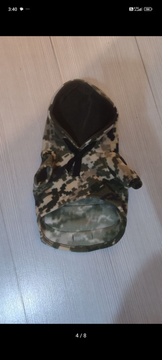 Kamuflaj Desenli Kedi Köpek Kıyafeti - Görsel 4