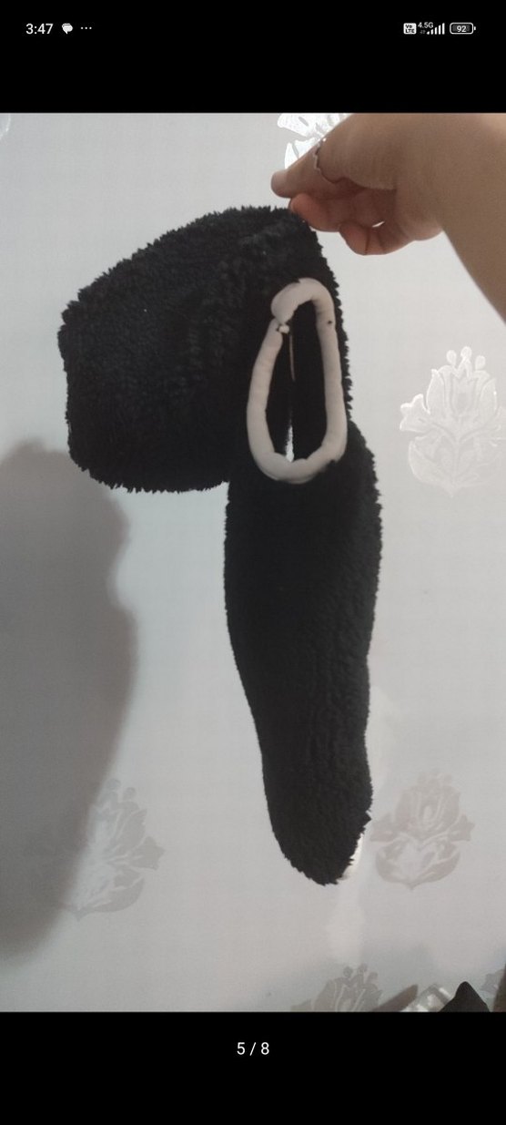 Siyah Tüylü Kapüşonlu Kedi Köpek Kıyafeti - Görsel 5