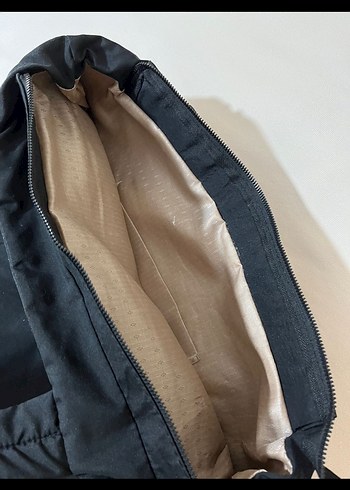 Fermuarlı Siyah Kadın kol Çantası - Görsel 2