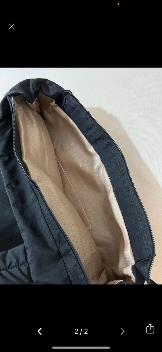 Fermuarlı Siyah Kadın kol Çantası - Görsel 2