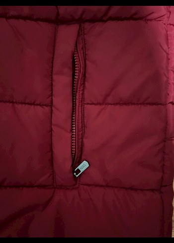 Bordo Fermuarlı erkek Şişme Yelek - Görsel 8