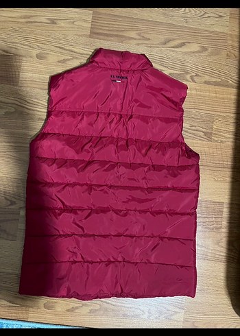 Bordo Fermuarlı erkek Şişme Yelek - Görsel 2