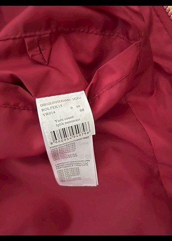 Bordo Fermuarlı erkek Şişme Yelek - Görsel 6