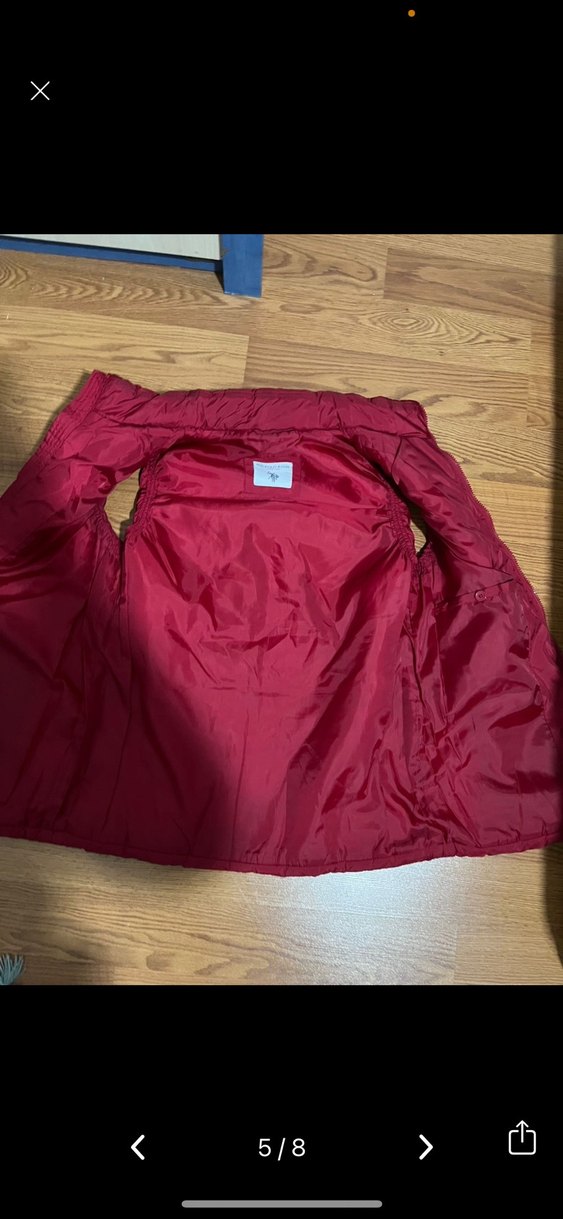 Bordo Fermuarlı erkek Şişme Yelek - Görsel 5