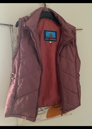 Pembe puffy  Yelek - Görsel 2