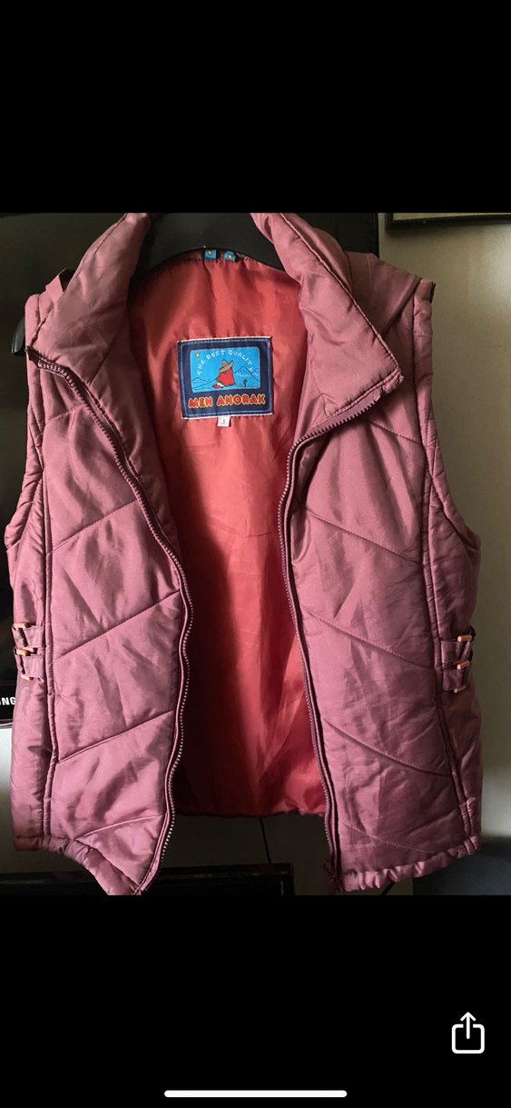 Pembe puffy  Yelek - Görsel 4