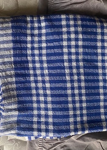 Piknik örtüsü Mavi Beyaz Kareli - Görsel 2