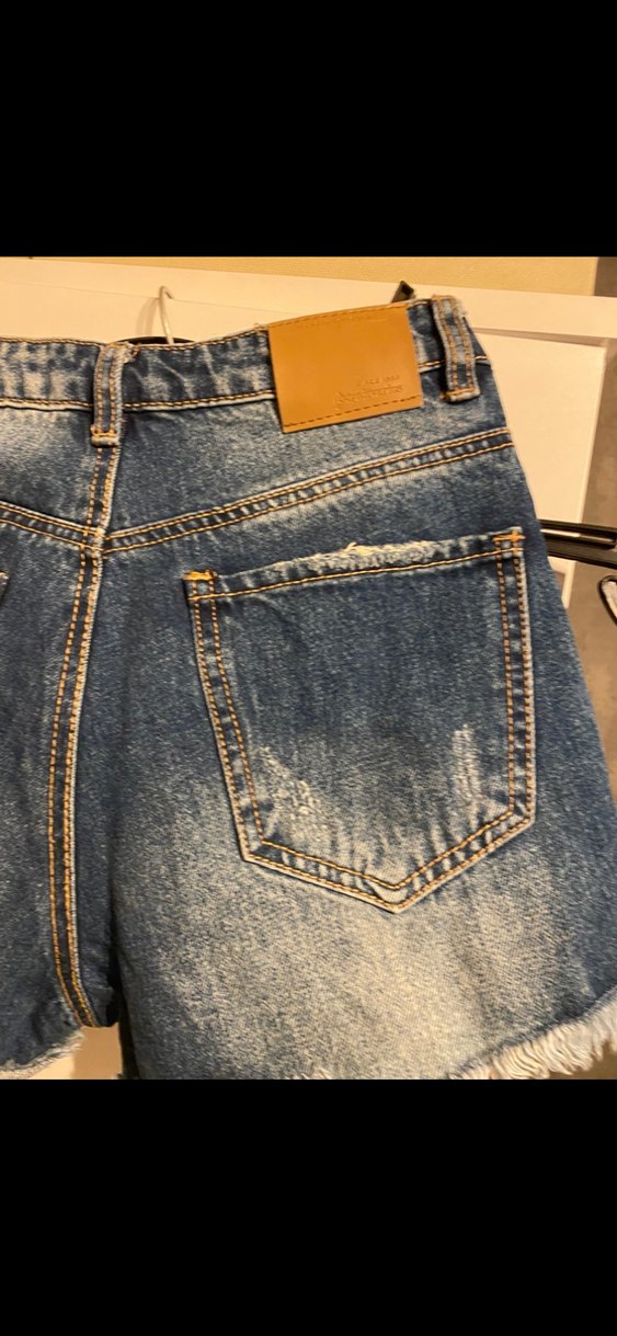 Stradivarius Kot Şort - Görsel 5