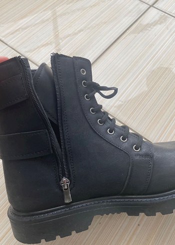 Siyah Deri Bot - Görsel 3