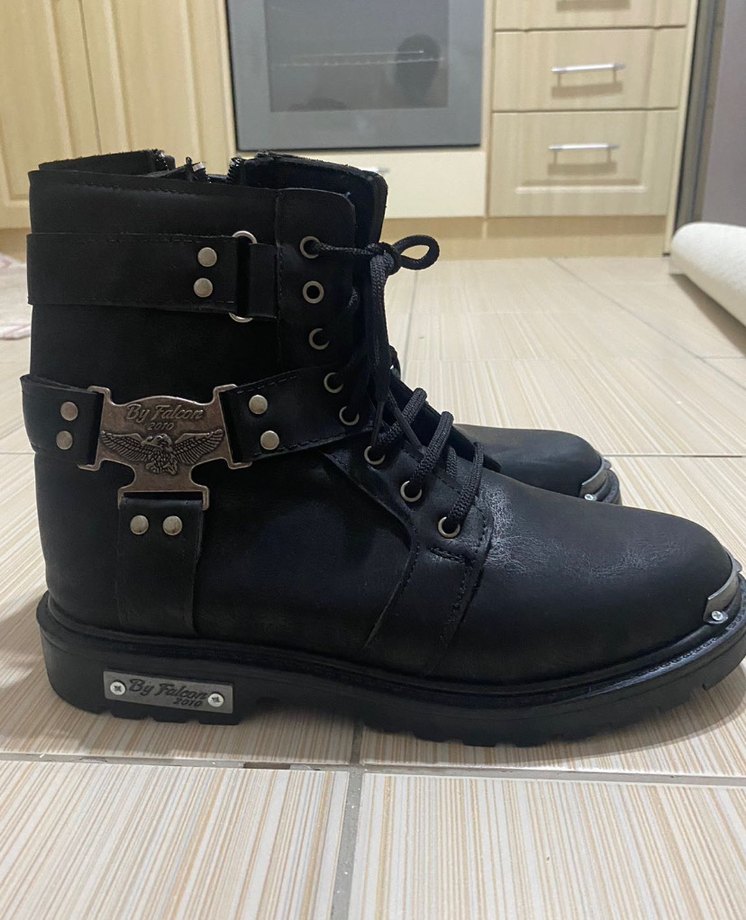 Siyah Deri Bot - Görsel 2