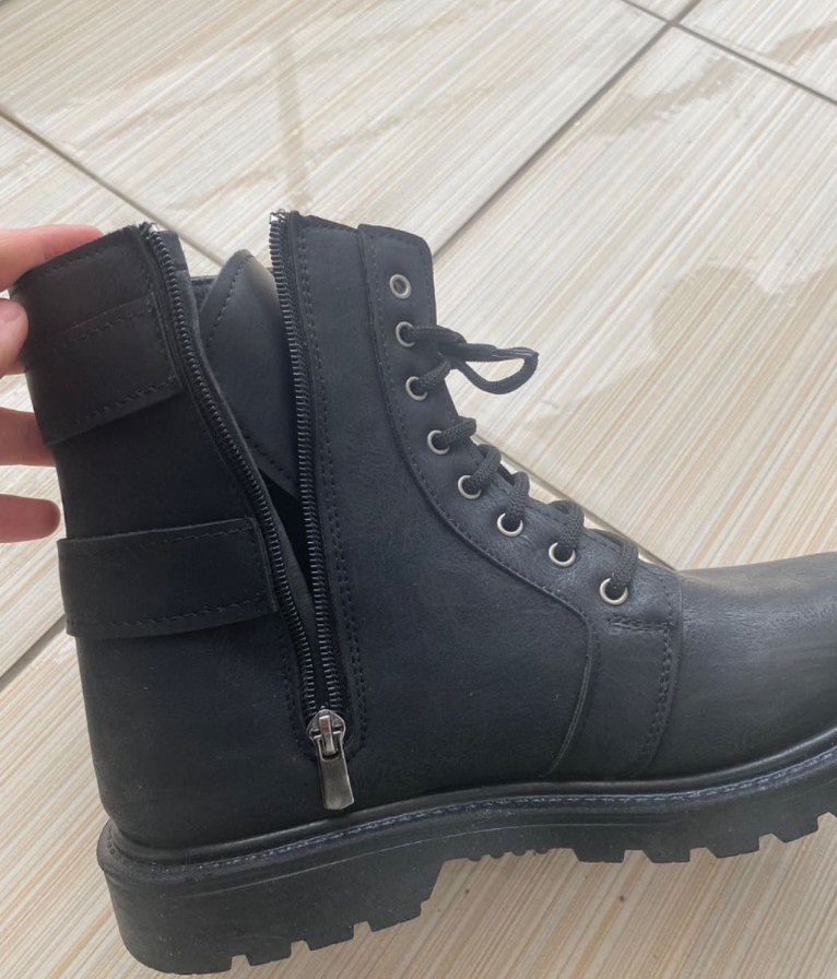 Siyah Deri Bot - Görsel 3