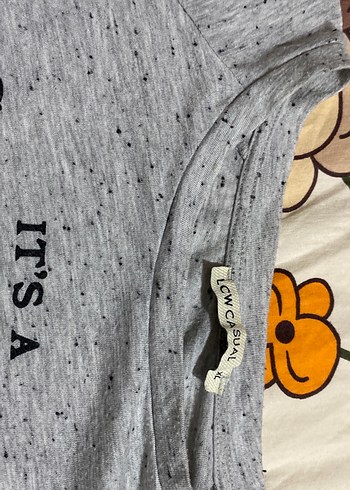 Gri Dantel Detaylı Hamile Uzun Kollu Tişört - Görsel 3