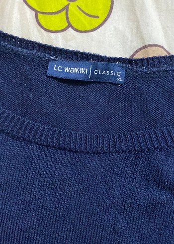 Mavi Nakışlı Pamuklu Hamile Bluzu - Görsel 2