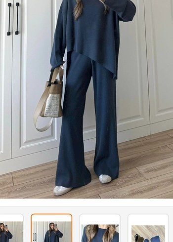 siyah Rahat Kesim Kadın Takım - Görsel 2