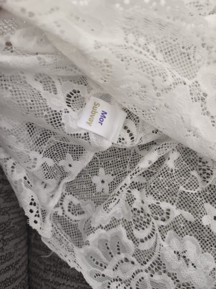 Beyaz Dantel Mini Bohem Kadın Pijama Takımı - Görsel 5